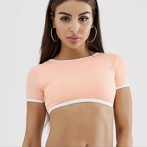 ✨BOGO ALL $5 ITEMS✨ free society peach swim top - Picture 1 of 2